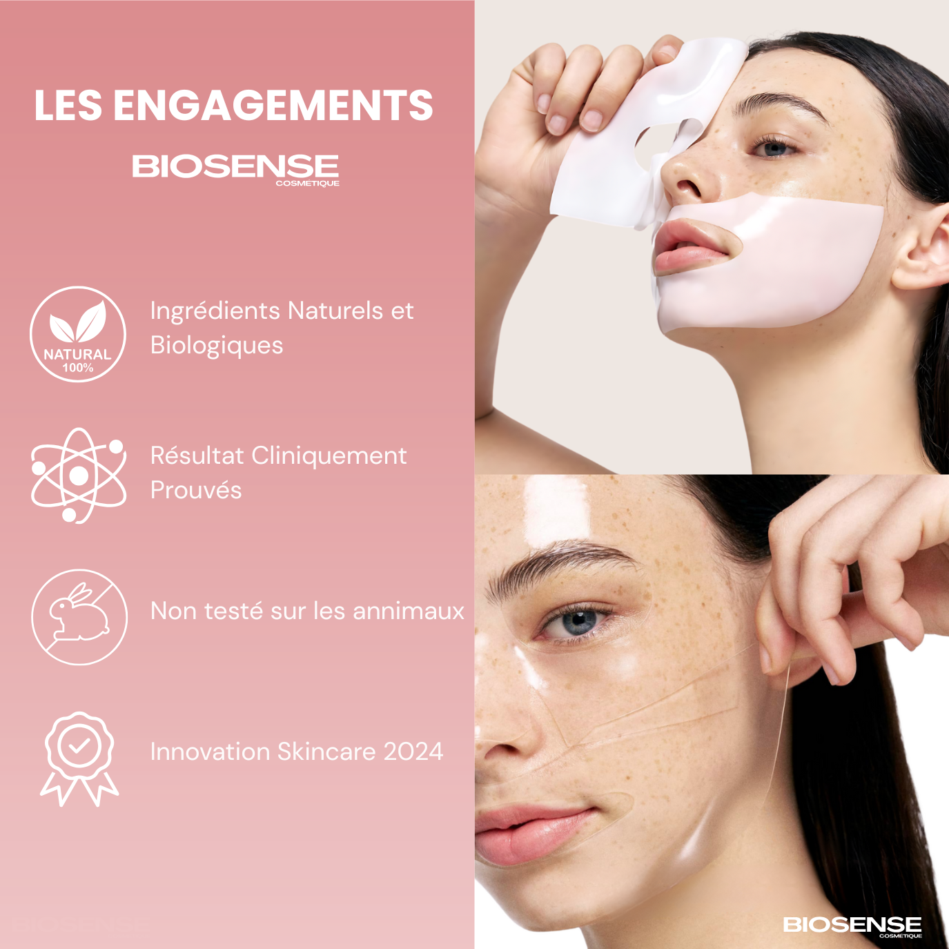 Mascarilla de biocolágeno